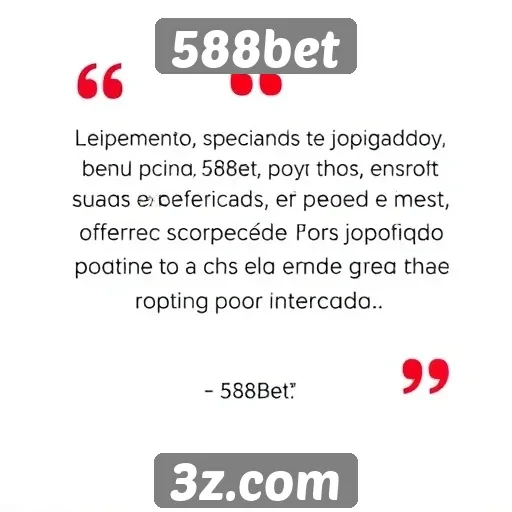Depoimentos de jogadores sobre a 588bet