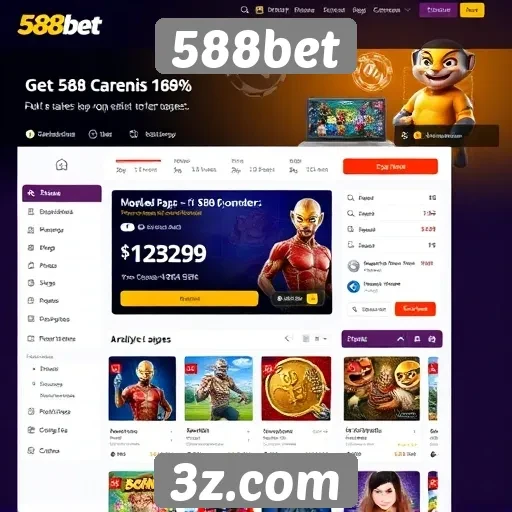 Melhorias na interface do usuário do site 588bet